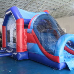 CH Commercial Super Hero Bounce House Water Slide Good Quality Inflatable Bouncy Castle Wet or Dry Inflatable Bounce House Combo