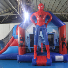 CH Commercial Super Hero Bounce House Water Slide Good Quality Inflatable Bouncy Castle Wet or Dry Inflatable Bounce House Combo