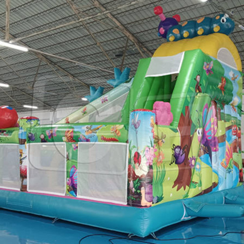 CH New Design Inflatable Fun City Outdoor Amusement Park Equipment Inflatable Playground Jumping Castle Combo Slide For Sale