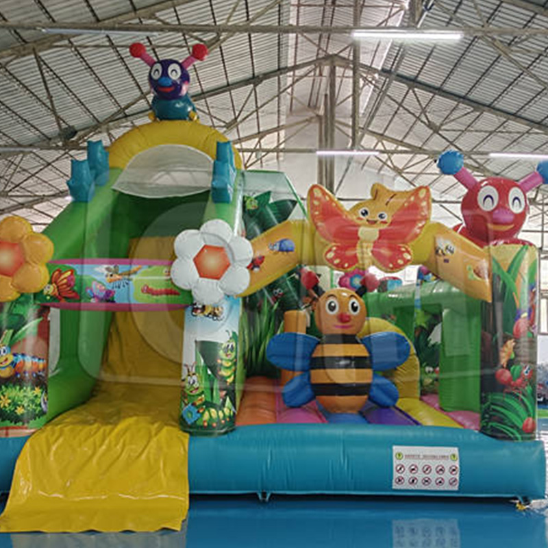 CH New Design Inflatable Fun City Outdoor Amusement Park Equipment Inflatable Playground Jumping Castle Combo Slide For Sale