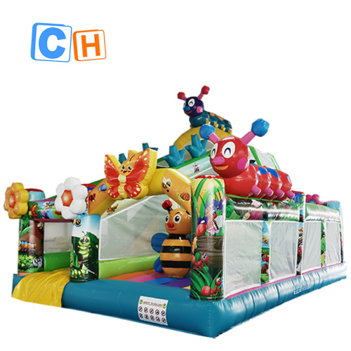 CH New Design Inflatable Fun City Outdoor Amusement Park Equipment Inflatable Playground Jumping Castle Combo Slide For Sale