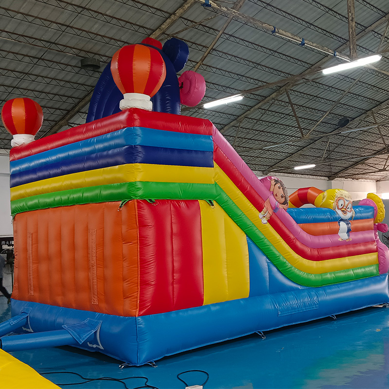CH Amusement Park Theme Jumping Castles Inflatable Slide For Kids,Hot Sale Inflatable Bouncer Slide Combo