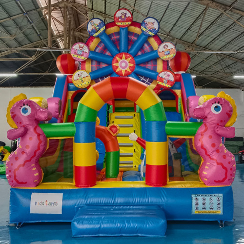 CH Amusement Park Theme Jumping Castles Inflatable Slide For Kids,Hot Sale Inflatable Bouncer Slide Combo