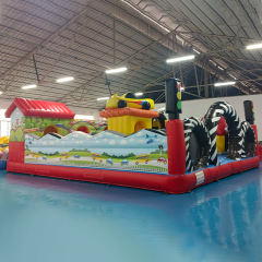 CH Motorcycle Race Theme Inflatable Castle For Kids,Hot Sale Inflatable Bouncer Slide Combo