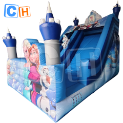 CH Frozen Elissa Theme Inflatable Bouncer With Slide For Kids,Hot Sale Cheap Inflatable Dry Slides For Adults
