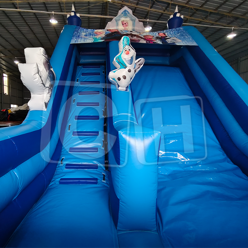 CH Frozen Elissa Theme Inflatable Bouncer With Slide For Kids,Hot Sale Cheap Inflatable Dry Slides For Adults