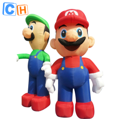 CH Mario Theme Inflatable Advertising Inflatable Model,Hot Sale Custom Inflatable Cartoon Model