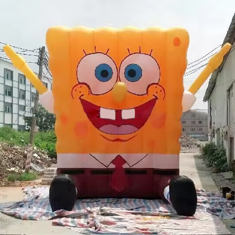 CH Commercial Inflatable Models SpongeBob SquarePants For Party,Hot Sale Inflatable Advertising Materials