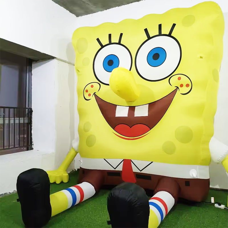 CH Commercial Inflatable Models SpongeBob SquarePants For Party,Hot Sale Inflatable Advertising Materials