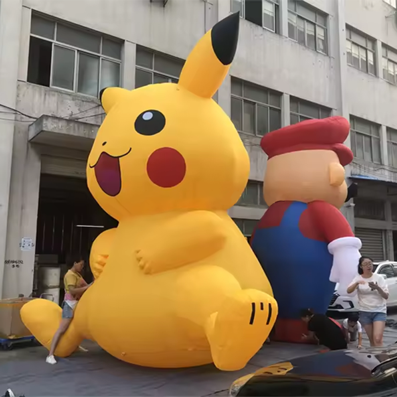 CH Cue Pikachu Advertising Inflatable Model For Party,Advertising Inflatables Adult Cartoon