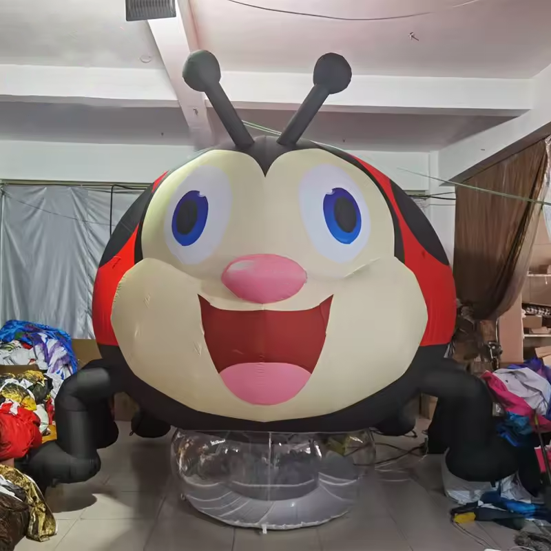 CH Coccinella Septempunctata Theme Guangdong Inflatable Model For Party,Advertising Inflatable Insect Inflatable