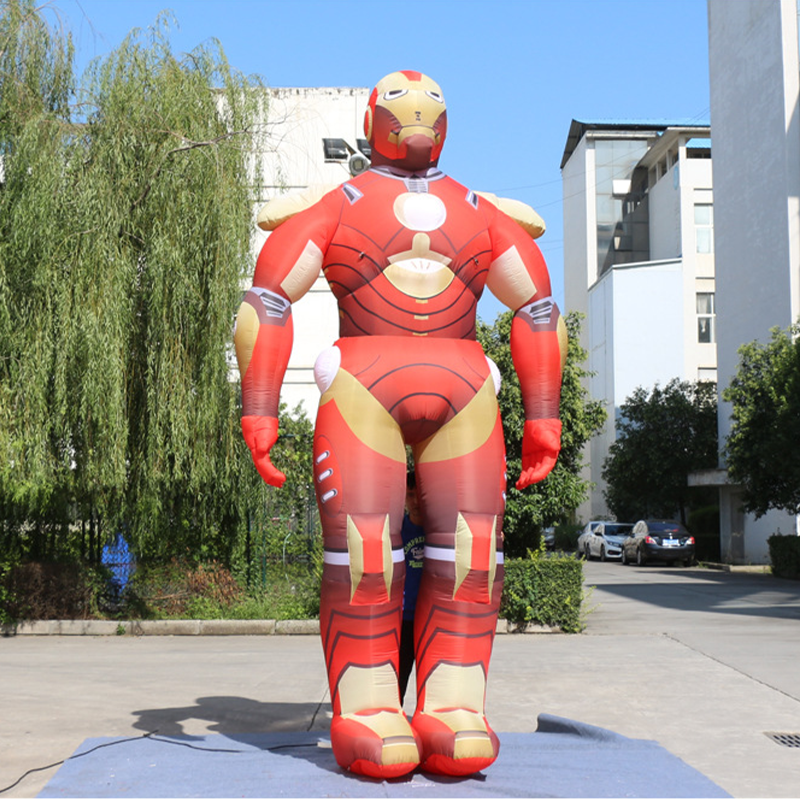 CH Iron Man Theme Advertising Inflatables Cartoon,Giant Inflatable Coffee Cup For Advertising