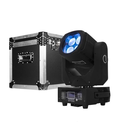Flight Case with 2/4 pieces LED 4x25W Super Beam Moving Head Light Perfect  Effect For DJ Party Lighting,LED Stage Lighting