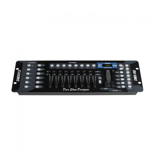 Nueva llegada 192 Controlador DMX para luz principal móvil 192 canales para equipo de DJ DMX512 Controlador Dsico