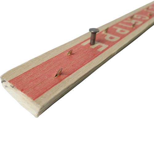 Bodenzubehör Teppichgreifer aus Holz - 25 mm breiter Holznagel