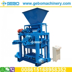 QT40-1 semi automatic cement hollow block making machine