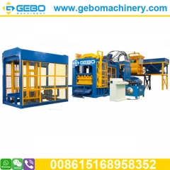 QT10-15 automatic hydraulic concrete hollow block making machine