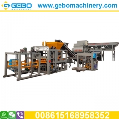 QT10-15 automatic hydraulic concrete hollow block making machine