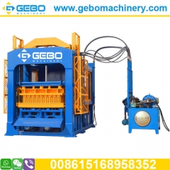 QT10-15 automatic hydraulic concrete hollow block making machine