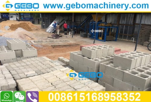 Latest design highly automated QT4-24S M9 M6 block stock brick making machine in Harare, Zimbabwe