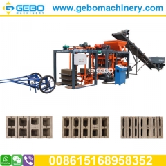 QT4-25 automatic block making machine, cement brick moulding machine