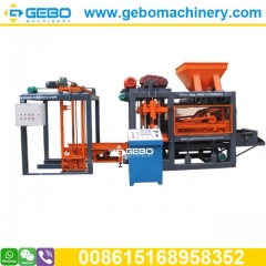 QT4-25 automatic block making machine, cement brick moulding machine