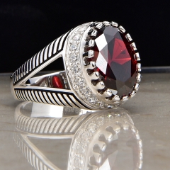 wholesale,luxury,classic,gemstone,red,ruby,ring , 18k white gold