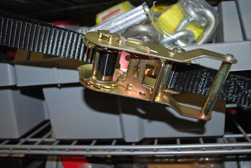 1" Heavy Duty Ratchet Strap with S-Hooks