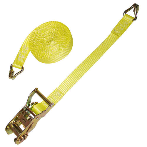 1" Heavy duty Ratchet Strap with Wire Hooks