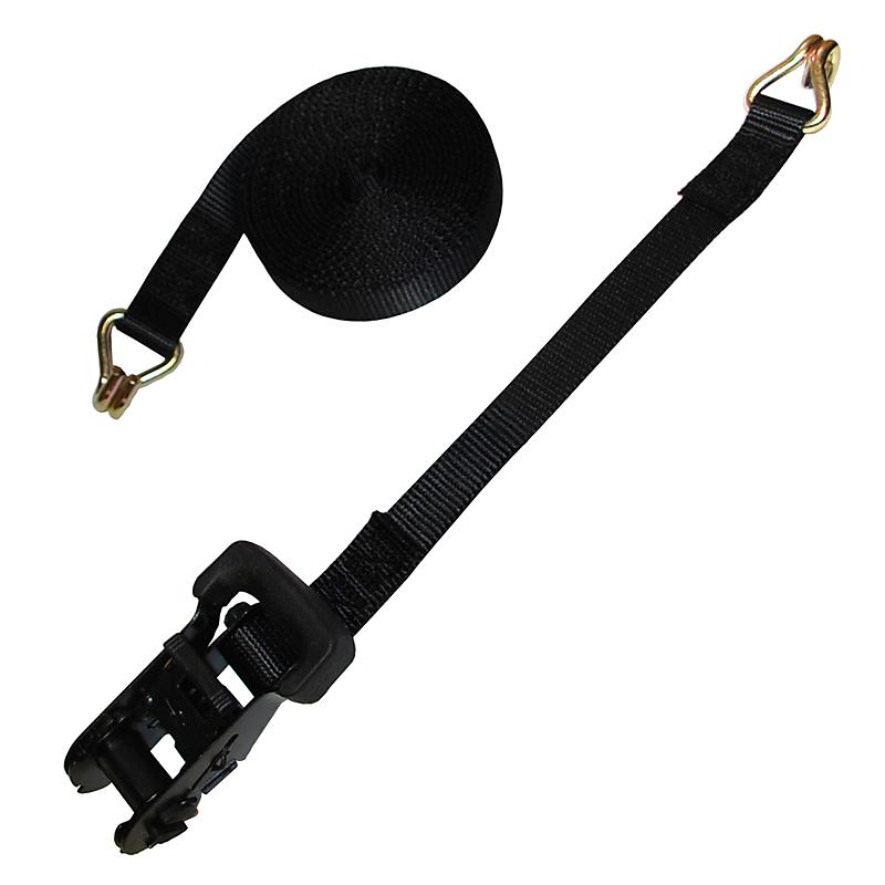 1" Heavy duty Ratchet Strap with Rubble handle