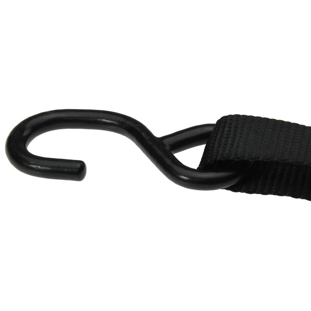 1 Inch Utility Ratchet Strap With Coated S-Hooks