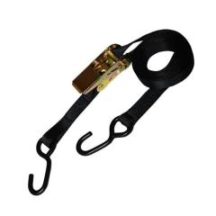 1 Inch Utility Ratchet Strap With Coated S-Hooks