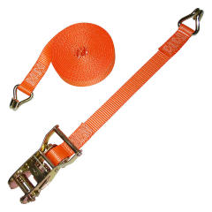 1" Heavy duty Ratchet Strap with Wire Hooks