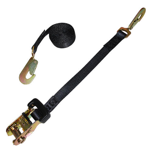 1" Ratchet Strap with twisted Snap Hooks