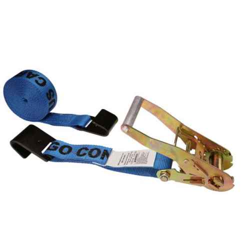 2" Heavy duty Ratchet straps with flat hooks