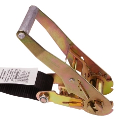 2 Inch Wire Hook Ratchet Strap with Black Webbing
