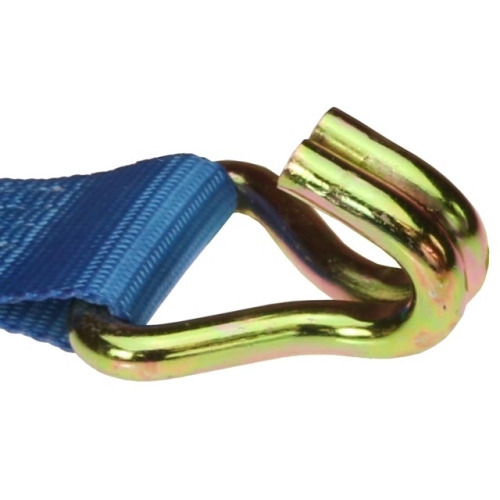 2" x 30' Blue Ratchet Strap w/ Double J Hook