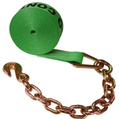 2-Inch Ratchet Strap With Chain Anchors