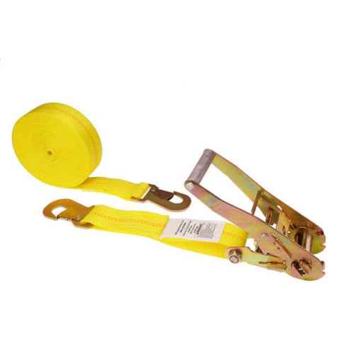 2"  Ratchet Strap with Flat Snap Hooks
