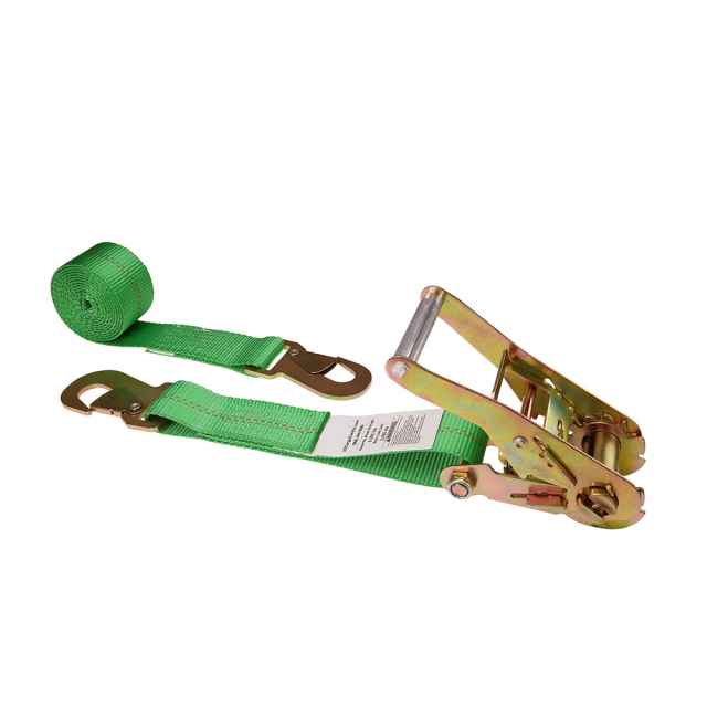 2"  Ratchet Strap with Flat Snap Hooks