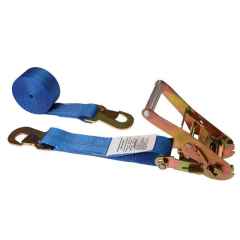 2"  Ratchet Strap with Flat Snap Hooks