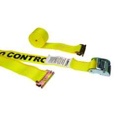 2" x 12' Yellow E Track Cam buckle w/ Spring E-Fittings