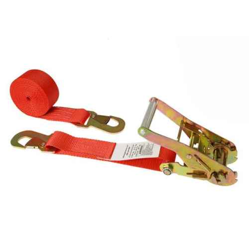 2"  Ratchet Strap with Flat Snap Hooks