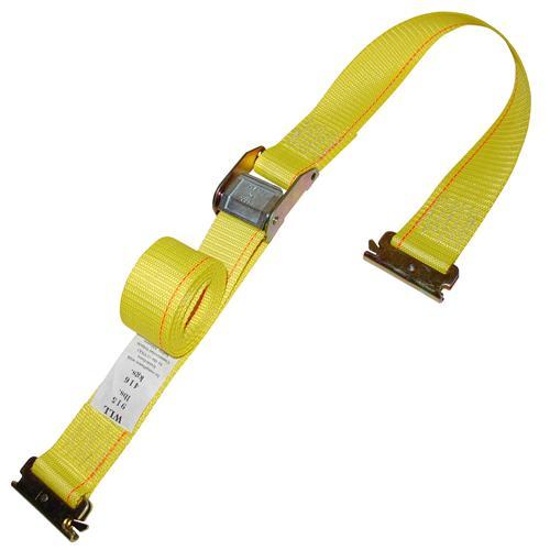 2" x 12' Yellow E Track Cam buckle w/ Spring E-Fittings