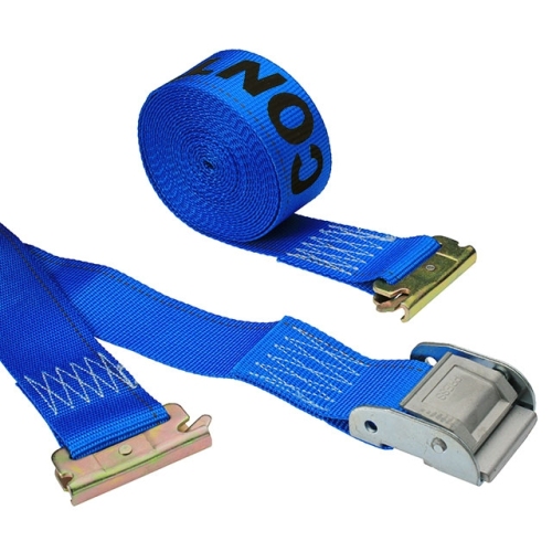 Blue E-Track Cam Buckle Strap