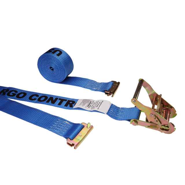 2" x 12' Ratchet Strap with E-Track Fittings