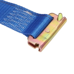 Blue E-Track Cam Buckle Strap