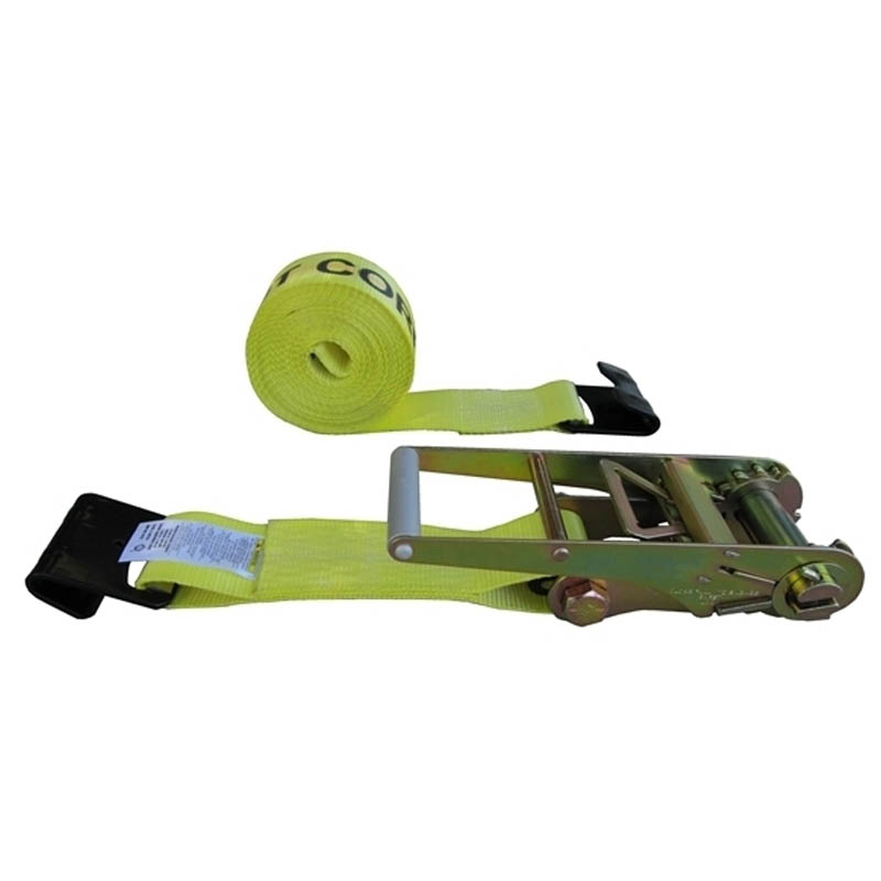 3" Flat Hook Ratchet Straps