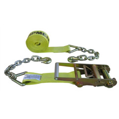 3" x 27' Ratchet Strap w/Chain & Hook