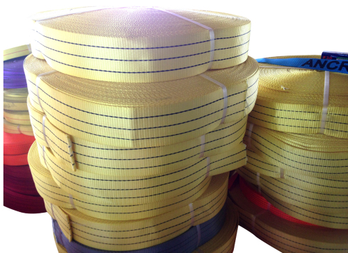 3 Ton Yellow Polyester Sling Webbing